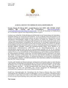 25022025_DE_ARU_Aurania appoints Carolina Lasso to VP CSR 2025.02.24 final de.pdf