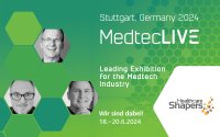 MedtechLIVE 2024 zeigt spannende Use Cases der Healthcare Shapers. Mit dabei Manfred Augstein, Dr. Markus Riester, Dirk Fichna