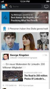 LinkedIn-App mit neuen Funktionen für iPhone und Android