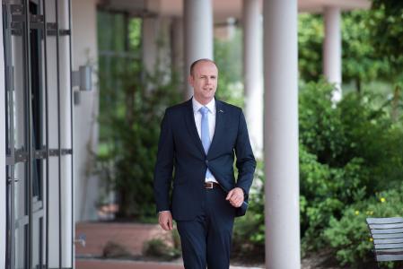 Geschäftsführer Andreas Nusko freut sich, dass sich seine Mitarbeiter wohlfühlen bei Franz & Wach."