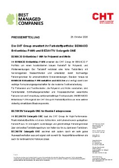 CHT German press release Two news dyes