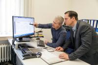 Guido Hübener (re) und Jürgen Lewandrowski sind mit dem PxDigiStift sehr zufrieden