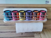 Hingucker nicht nur für die Wohnmobil-Küche: Camperboards Gewürzregal mit Magnetbefestigung trägt bis zu 3,5 kg. Hingucker nicht nur für die Wohnmobil-Küche: Camperboards Gewürzregal mit Magnetbefestigung trägt bis zu 3,5 kg.