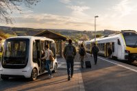 Autonome Shuttle können bestehende Verkehrsangebote gezielt ergänzen – als flexible Verbindung zwischen erster und letzter Meile und als Baustein integrierter Mobilitätssysteme.