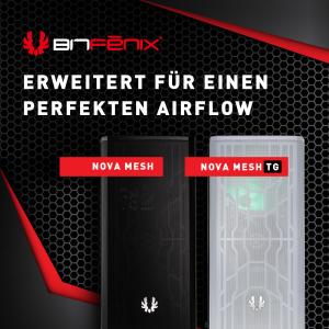 BRANDNEU bei Caseking - BitFenix Nova Mesh: Midi-Tower mit verbessertem Airflow