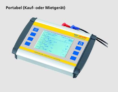 Clamp-on Ultraschallzähler portabel (auch als Mietgerät) - Temporäre Anwendung zur punktuellen Verbrauchsmengenkontrolle - Zur Ermittlung des geeigneten, fest zu installierenden Messgeräts