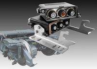 Weidmüller's 'RockStar® HighPower' – The modular high current connector has been developed for applications in transport engineering. 'RockStar® HighPower' fulfils DIN EN 61373 CAT 2 requirements (Bogie)