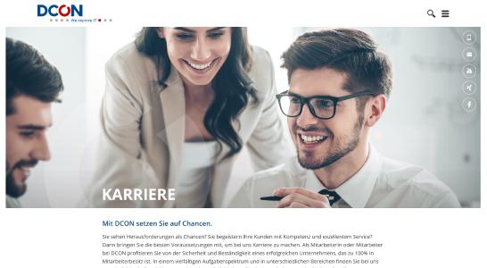 Karriere bei DCON