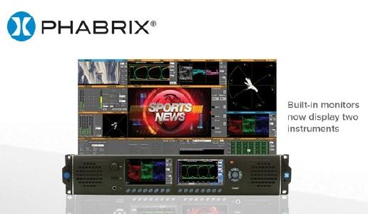 Built-in monitors now display two instruments