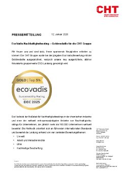 CHT Pressemitteilung EcoVadis Goldmedaille.pdf