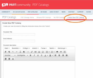 Ingenieure, die nun auf einen PDF Katalog klicken, können über einen integrierten PDF Reader sich das Dokument ansehen sowie dieses teilen, per E-Mail versenden oder herunterladen