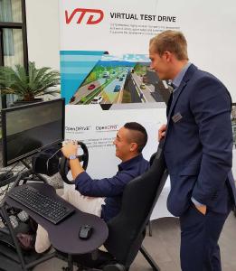 Fahrsimulator der Firma VIRES