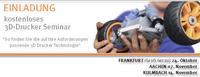 Veranstaltungsorte 3D-Drucker Seminare