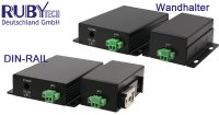 Ethernet Extender Link mit Power over Ethernet