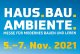 Messe Erfurt: Ankündigung Haus.Bau.Ambiente. 05.-07.11.21