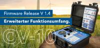 Stark erweiterter Funktionsumfang durch Firmware Update für das CV-10 von SPEKTRA