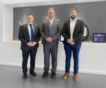 Markus Klein, Peet Claasen, Omar Madero (v. l. n. r.)