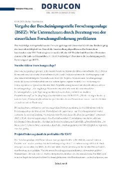 20200803 Pressemitteilung Bescheinigungsstelle Forschungszulage BSFZ vergeben DORUCON.pdf