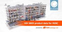 Provide VDI 3805 / ISO 16757 product data HVAC compliant with CADENAS now