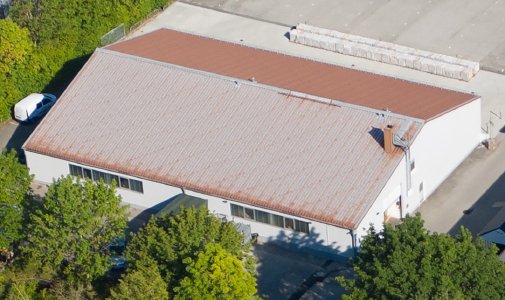 Das neue Außenlager auf dem Nachbargrundstück mit 1000m² zusätzlicher Lagerfläche