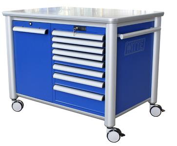 Workstation mit Rastergrundplatte
