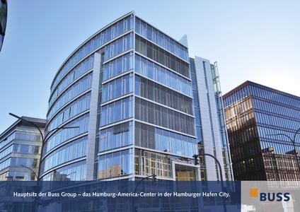 Hauptsitz der Buss Group – das Hamburg-America-Center in der Hamburger Hafen City / Foto: Buss Group