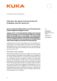 KUKAPressemitteilungKI Reallabor erforscht Industrie 40.pdf