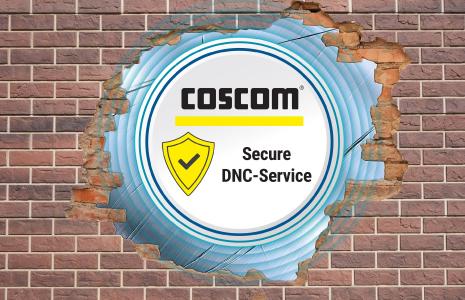 COSCOM DNC-Webserverdienst für eine abgesicherte Datenkommunikation in den Fertigungsbetrieben.