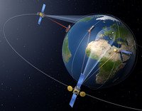 Artist impression of European Data Relay Satellite (EDRS) system.jpg