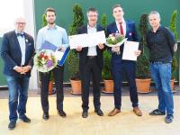 Best Master Theses in Mathematics: Happy Award Winners and Companions