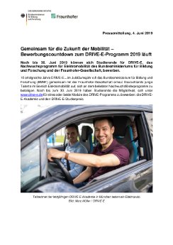 2019-06-04_Pressemitteilung_BMBF-Fraunhofer_DRIVE-E-Programm-2019_Bewerbungscountdown.pdf