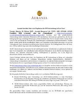 Aurania reports on IP survey results_ 2025.02.20 final_DE.pdf