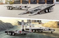 Die neuen Baumaschinen-, Maschinen- und Fahrzeugtransporter von Böckmann.