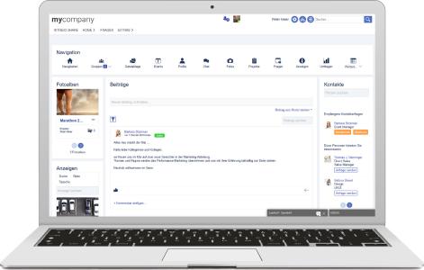 Die Social Collaboration-Software Intrexx Share / © United Planet GmbH 2019