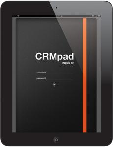 update CRMpad login screen