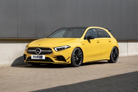 MB A35 AMG mit H&R Sportfedern