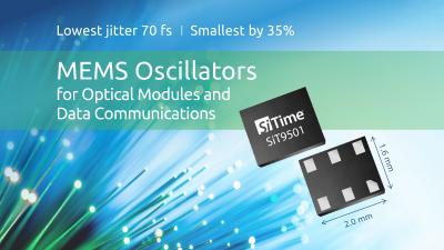 SiTime MEMS-Oszillatoren für Standard-Netzwerkfrequenzen bei Endrich Bauelemente Vertriebs GmbH erhältlich