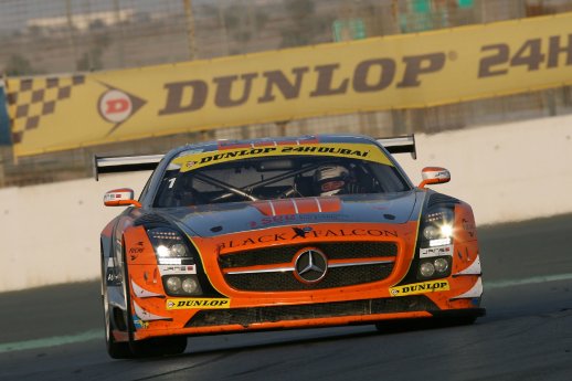 2013-01-15 Dunlop 24H Dubai - Black Falcon AMG-Mercedes SLS GT3.jpg