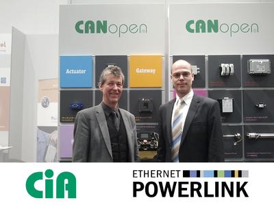 The partnership between CAN in Automation (CiA) and the Ethernet Powerlink Standard-ization Group (EPSG) started ten years ago in 2003. Since then, the two non-profit user organizations have jointly been making CANopen a very popular choice and a factor to reckon with in many market segments on classic CAN as well as Ethernet-based hardware lines.