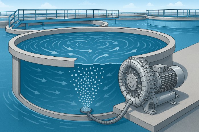 SKV bläst Luft in Behälter und bringt Schmutzwasser und Mikrobiologie in Bewegung - Außeneinsatz.png