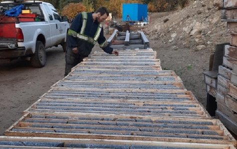 Bohrkerne von Carmacks; Foto: Granite Creek Copper