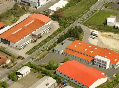 Produktionsstätte der Onlineprinters im Gewerbegebiet Neustadt a.d.Aisch