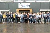 Gruppenbild der bluMartin Vertriebstagung 2022 – Wir lüften für das Klima