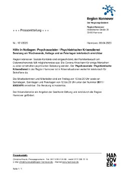 151_Hilfe in Notlagen_Psychosozialer Krisendienst telefonisch erreichbar.pdf