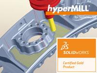 hyperMILL® for SolidWorks®: A ‘Certified Gold’ product. (c) OPEN MIND