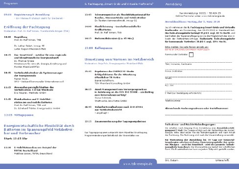 Programmflyer zur 8. Fachtagung Smart Grids und Virtuelle Kraftwerke 2018.pdf