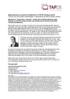 PM Markus Baumann neuer Sales Director bei TAP_final_mit Bild.pdf
