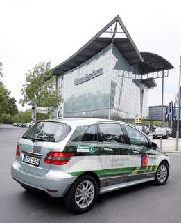 Die Mercedes-Benz B-Klasse F-Cell ist jetzt auch bei Piepenbrock in Berlin emissionsfrei im Einsatz.