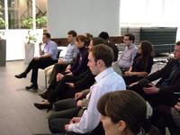 Eine der Möglichkeiten für die CCeV-Trainees, in der Composites-Community heimisch zu werden, ist der Kaminabend, der bei SGL in Meitingen stattfindet