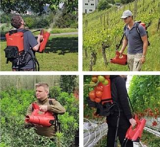 Für Anwendungen im Obst- und Weinbau, in Gärtnereien, Parkanlagen, Baumschulen Gewächshäusern